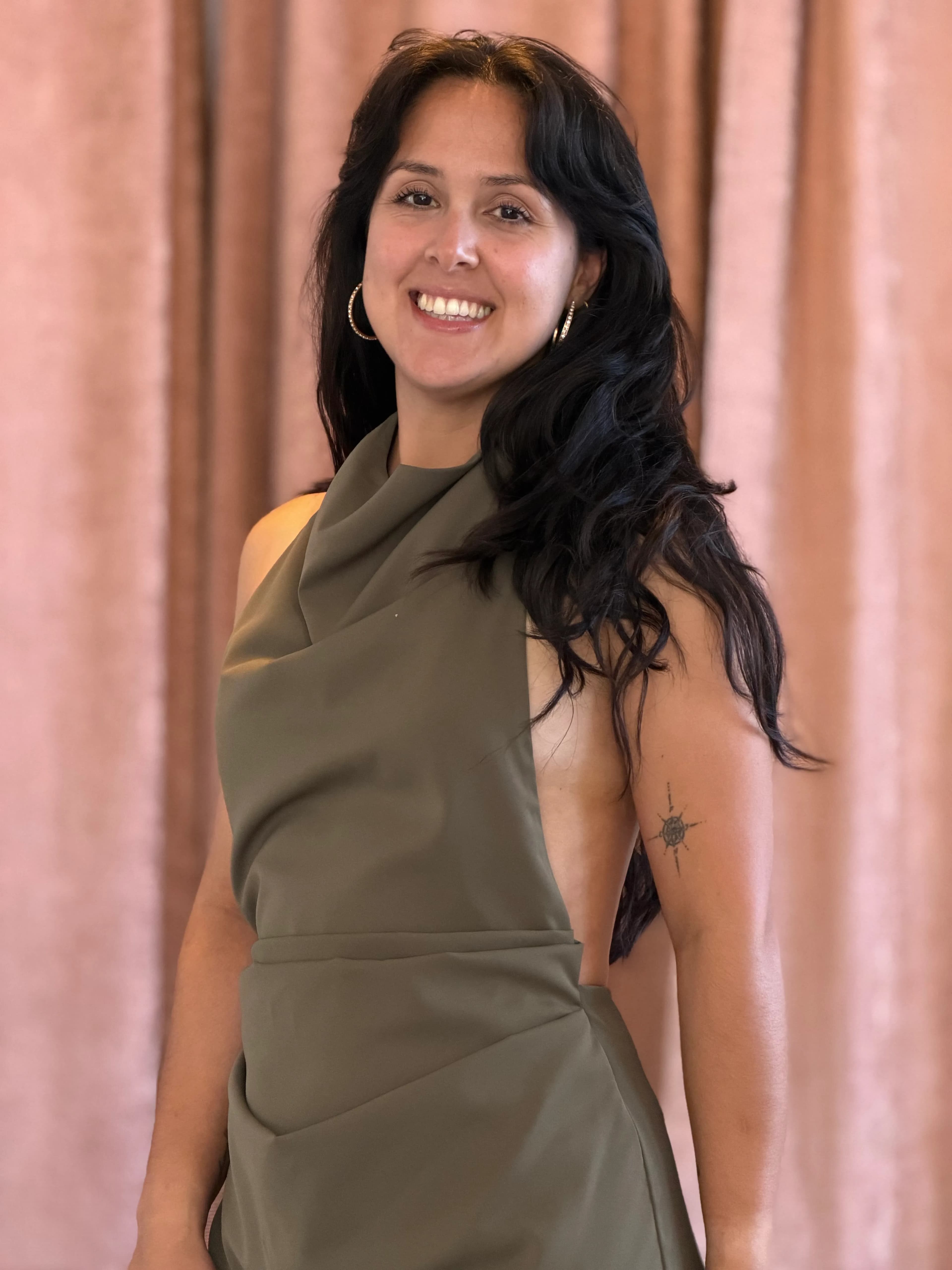 Vestido verde, Corto - 080 - Imagen 1