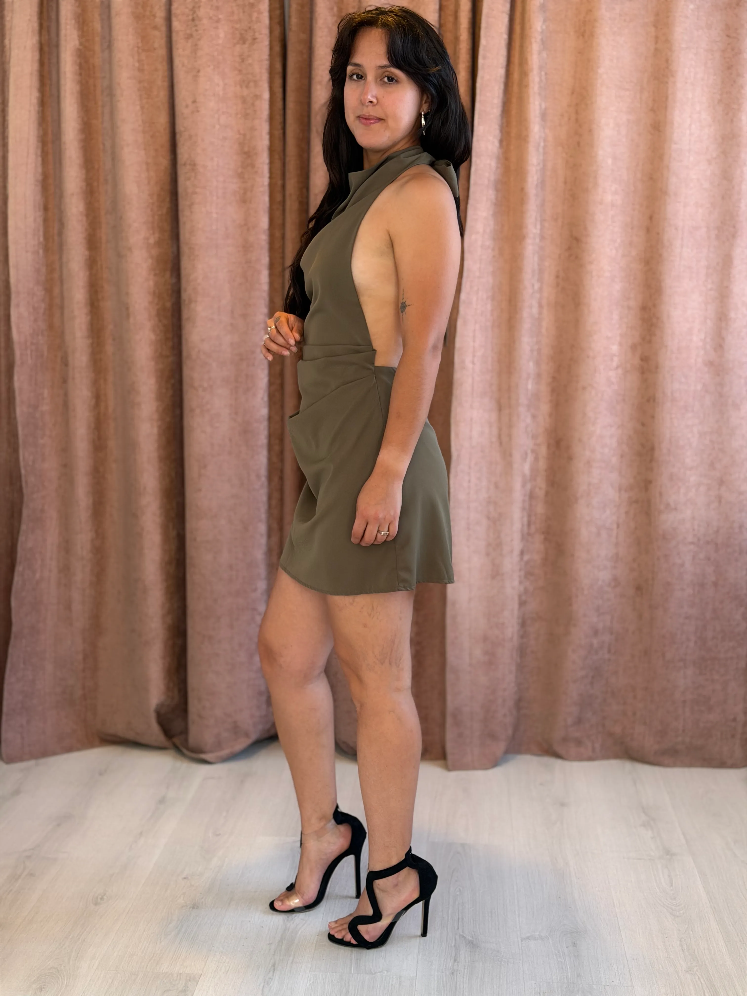 Vestido verde, Corto - 080 - Imagen 4