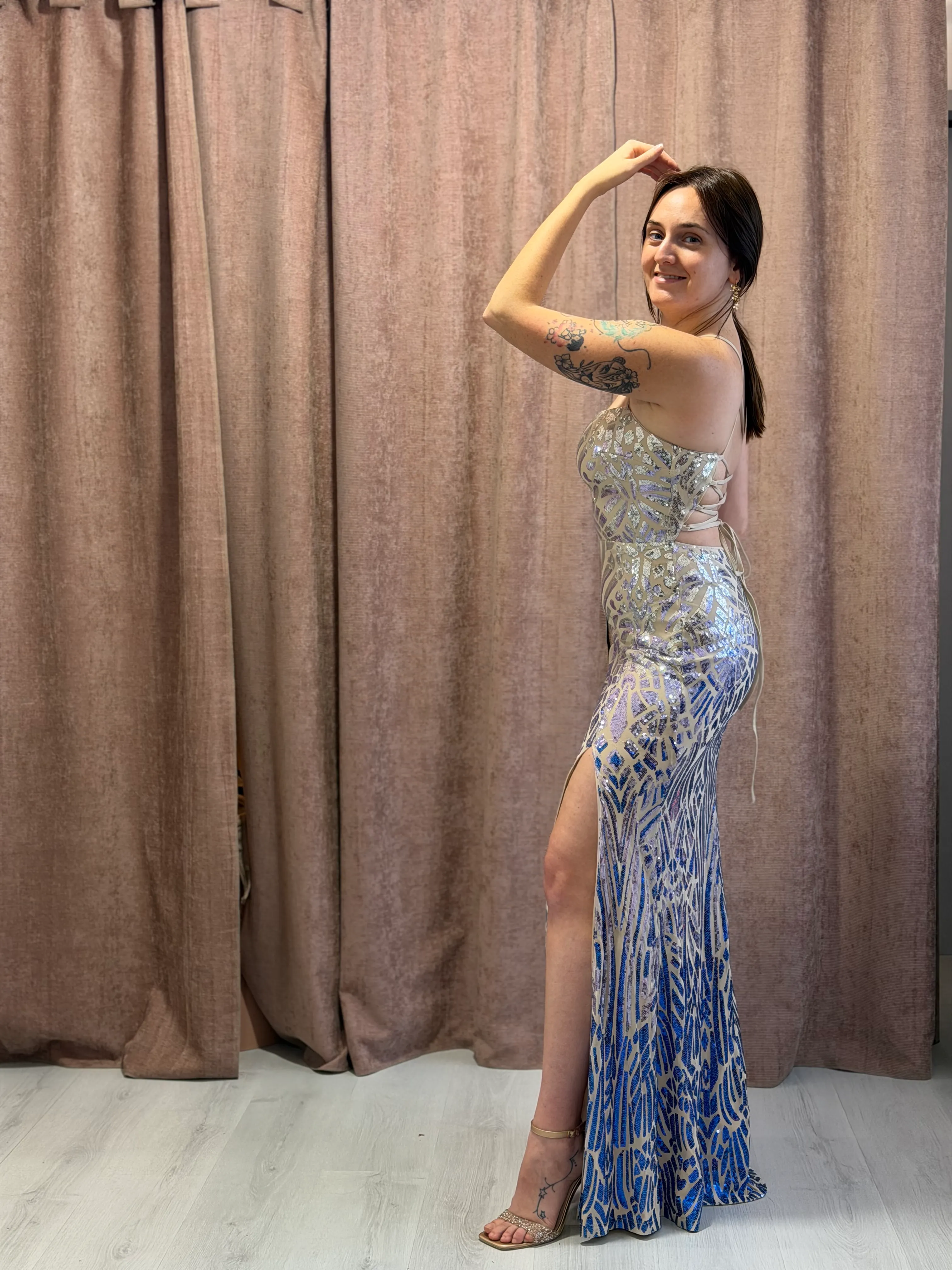Vestido Brillo en Degrade - 050 - Imagen 2
