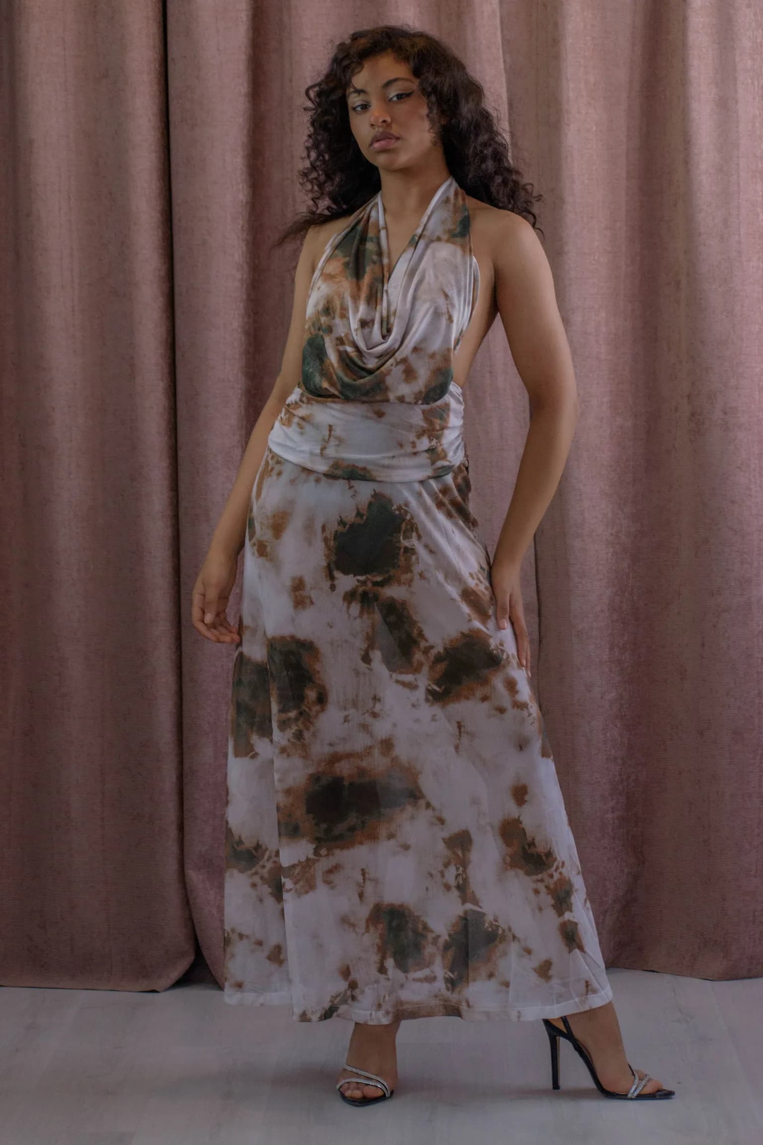 Vestido largo en degrade - - Imagen 2