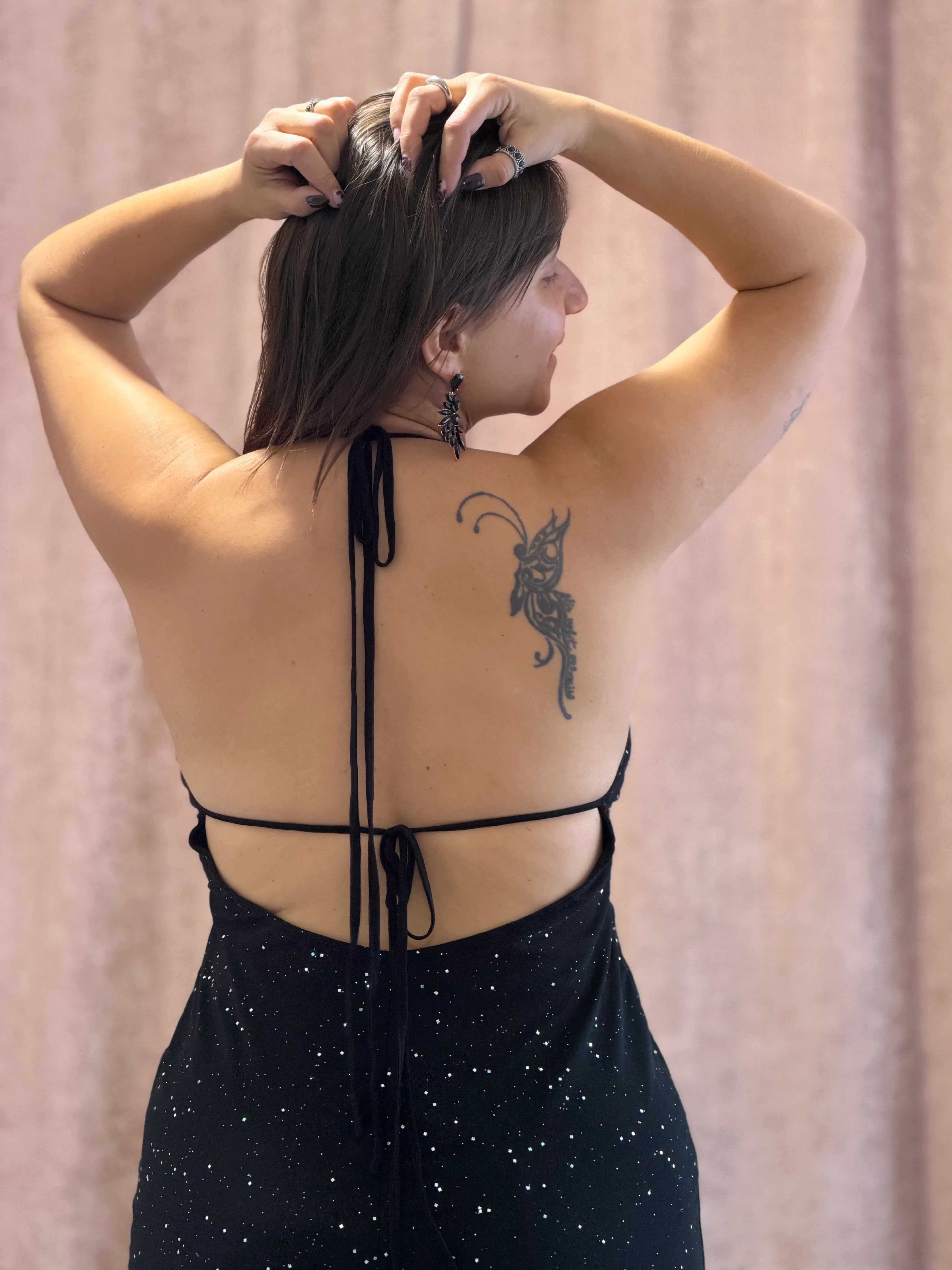 Vestido negro Jimena - 133 - Imagen 4